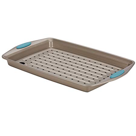 Rachael Ray 47426 Cucina Nonstick Bakeware Baking Sheet, Agave Blue