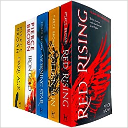 The Red Rising Series Collection 5 Books Set By Pierce Brown (Red Rising, Golden Son, Morning Star, Iron Gold, Dark Age)