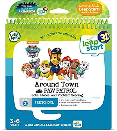 Leapstart Preschool: Around Town with Paw Patrol Activity Book (3D Enhanced)