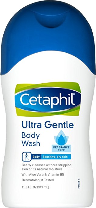 Cetaphil Fragrance Free Ultra Gentle Body Wash, 11.8 Ounce