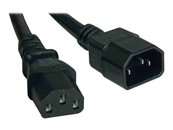 Tripp Lite Computer Power Extension Cord 13A, 16AWG (IEC-320-C14 to IEC-320-C13) 4-ft.(P004-004-13A)