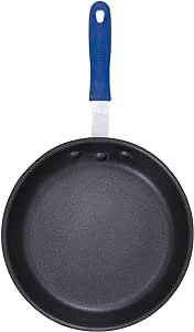 Winco Commercial-Grade Aluminum Fry Pan with Stay Cool Handle, Induction Compatible, Non-Stick Finish, 12"