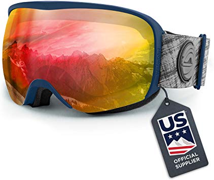 Wildhorn Cristo Ski Goggles - US Ski Team Official Supplier - Snow Goggles for Men, Women & Youth