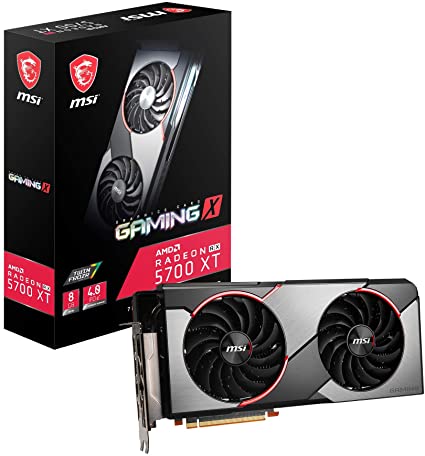 MSI Gaming Radeon Rx 5700 Xt 256-bit 8GB GDDR6 HDMI/DP Dual Fans Crossfire Freesync Navi Architecture Graphics Card