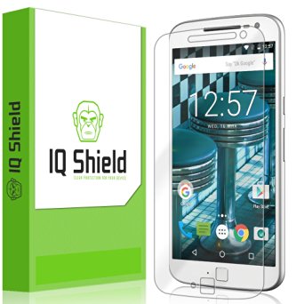 Moto G4 Plus Screen Protector, IQ Shield® LiQuidSkin Full Coverage Screen Protector for Motorola Moto G4 Plus HD Clear Anti-Bubble Film - with Lifetime Warranty