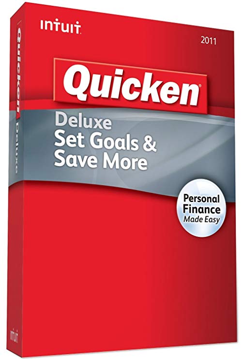 Quicken Deluxe Set Goals & Save More Personal Finance 2011