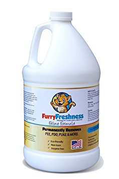 Furry Freshness Premium Pet Stain & Smell Remover - Feline Formula (Gallon)