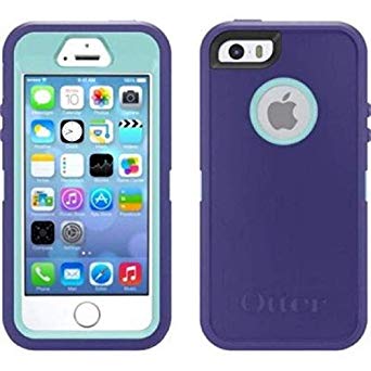 OtterBox Defender Series Case for iPhone 6 / 6S & Cable & Belt Clip fits OtterBox Cover (Purple Blue)