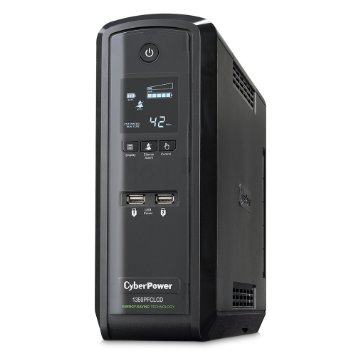 CyberPower CP1350PFCLCD PFC Sinewave UPS 1350VA 810W PFC Compatible Mini-Tower