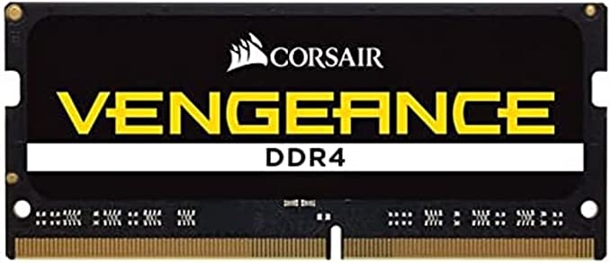 Corsair Vengeance SODIMM 16GB (1x16GB) DDR4 3200MHz CL22 Memory for Laptop/Notebooks (Intel 11th Generation Core Processors Support) Black CMSX16GX4M1A3200C22