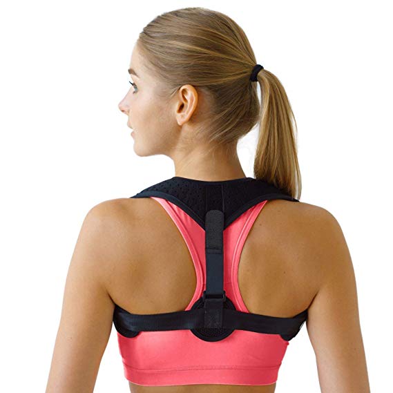ARSARO Posture Corrector Spinal Support, Adjustable Back Brace for Shoulder & Spine Support for Men or Women, Perfect Back Straightener for Extra Comfort and Pain Free Neck