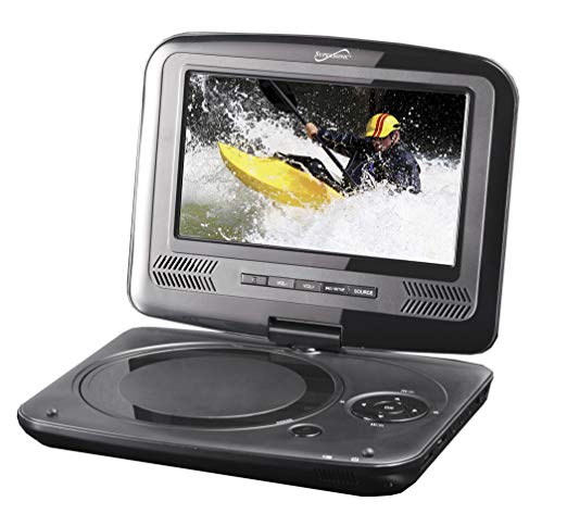 Supersonic SC-259 9” TFT Portable DVD/CD/MP3 Player with TV Tuner, USB & SD Card Slot