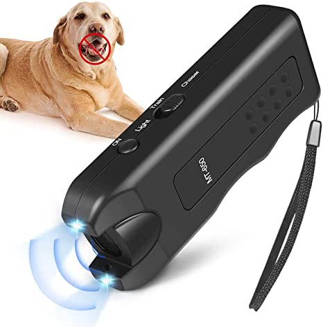 Careland Dog Trainer Device Electronic Dog Deterrent/Dog Barking Control Devices Training Tool Stop Barking Dog Repeller Handheld and Portable, Anti-Bark Device