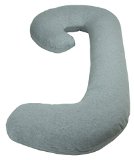 Leachco Snoogle Chic Total Body Pillow Jersey Knit - Heather Grey