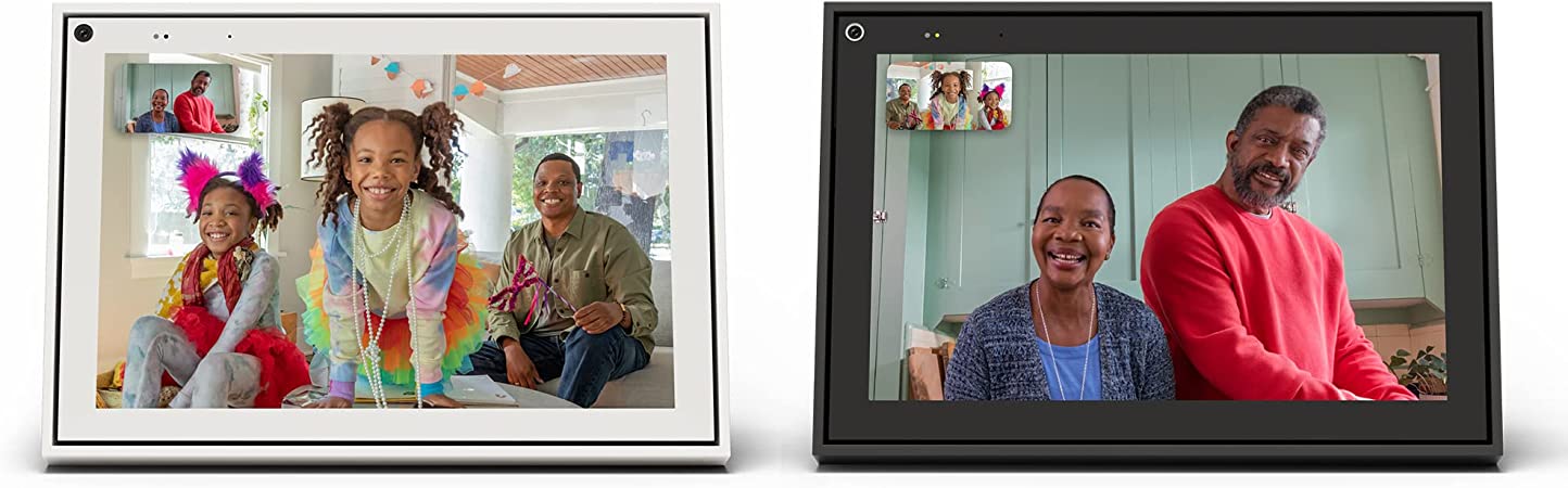 Meta Portal - Smart Video Calling for The Home with 10” Touch Screen Display – Black/ White  (2 Pack)