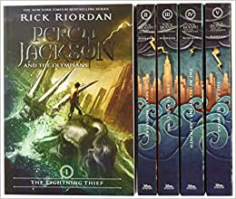 Percy Jackson and the Olympians 5 Book Paperback Boxed Set (new covers w/poster) (Percy Jackson & the Olympians)