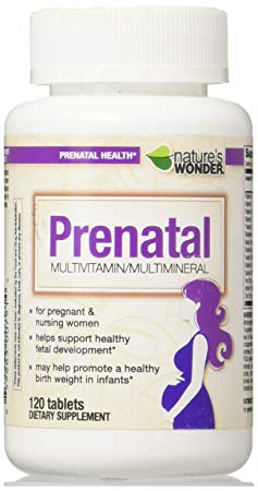 Nature's Wonder Prenatal Tablet, 120 Count