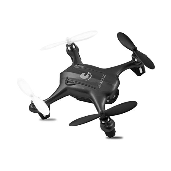 Ematic 2.4GHz Control Nano Quadcopter Drone with HD Camera and 6-Axis Gyroscope