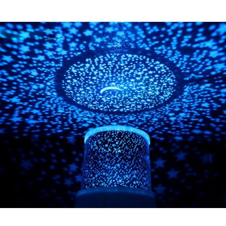 Phonecase LED Star Light Projector Night Light Amazing Blue Lamp Master for Kids Bedroom Home Decoration(with USB Cable)