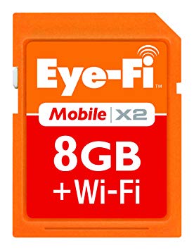 Eye-Fi 8 GB Mobile X2 SDHC Class 6 Wireless Memory Card EYE-FI-8MD