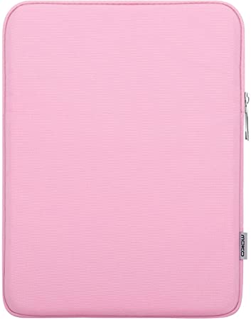 MoKo 7-8 Inch Tablet Sleeve Bag, Polyester Pouch Cover Case Fits iPad Mini (5th Gen) 7.9" 2019, iPad Mini 1/2 / 3/4, Samsung Galaxy Tab S2 8.0, Tab A 8.0, NeuTab 7", ZenPad Z8s 7.9 - Pink