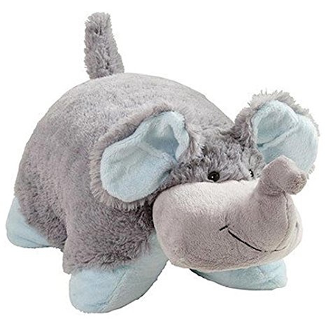 My Pillow Pets Nutty Elephant - Large (Grey with Blue)