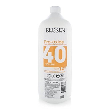Redken Pro-Oxide 40 Volume 12% Cream Developer, 33.79 Ounce