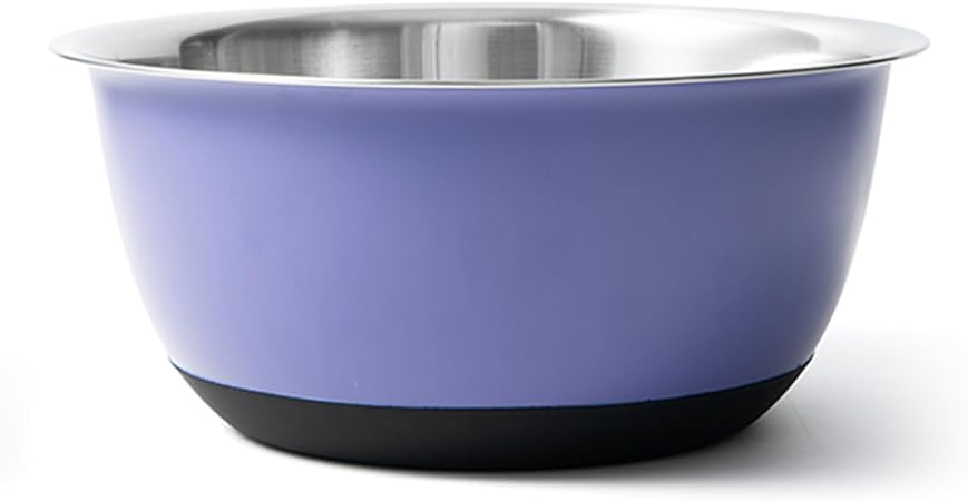 Fox Run Purple Stainless Steel Mixing Bowl, 10.75 Quart Capacity