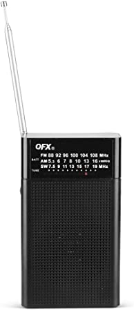 QFX R-35 Portable Shortwave Radio Black
