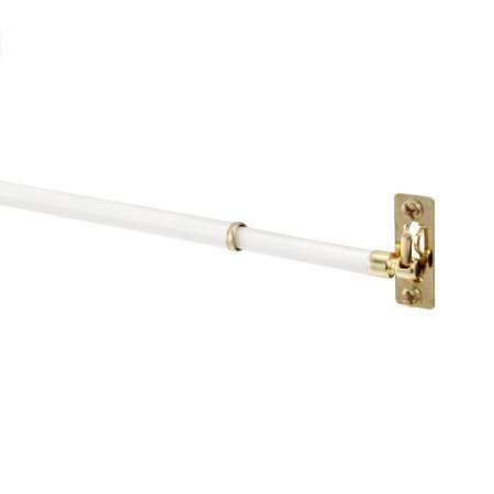 Mainstay White Sash Rod, 5/16" Diameter, 21" - 38" Length (White)