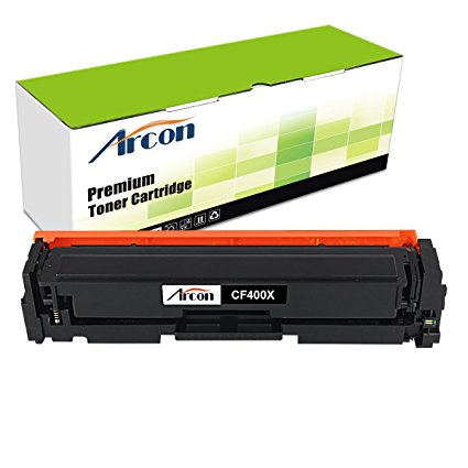 ARCON 1PK Black (2,800 pages) Compatible Toner Cartridge Replacement For HP 201X CF400X Used For HP Color LaserJet Pro M252dw M252n, Color LaserJet Pro MFP M277dw M277n
