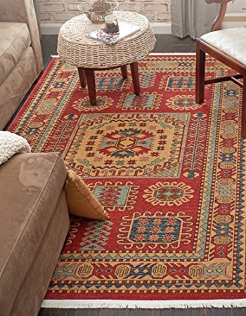 Unique Loom Serapi Collection Red 3 x 5 Area Rug (3' 3" x 5' 3")