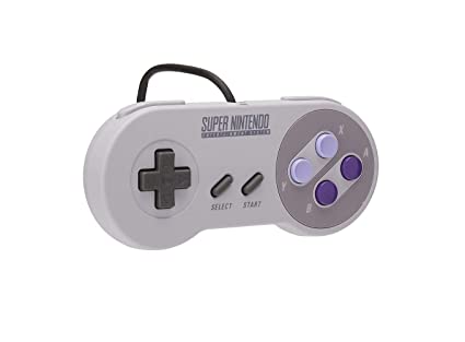 Official Nintendo Super Nintendo Controller (SNES) Super NES Classic Edition Wired Controller SNES – CLV-202 (Bulk Packaging)