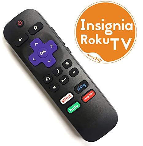 Insignia ROKU TV Replacement Remote w/Volume Control and TV Power Button