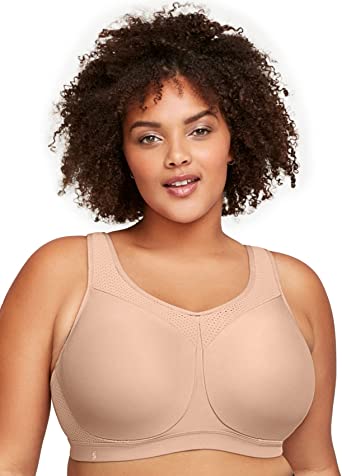 Glamorise Women's Plus Size Hi-Impact Sports Bra Underwire #9066