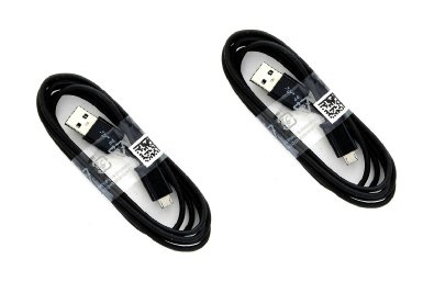 Samsung OEM Universal ECC1DU6BBE/ECB-DU4EBE 5-Feet Micro USB Charging Data Cable for Samsung Galaxy S3/S4/Note 2 and Other Smartphones - Non-Retail Packaging - Black