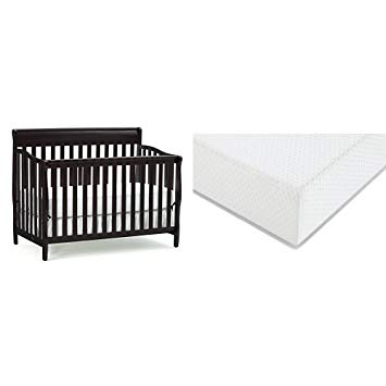 Graco Stanton Convertible Crib   Graco Premium Foam Crib and Toddler Bed Mattress, Espresso