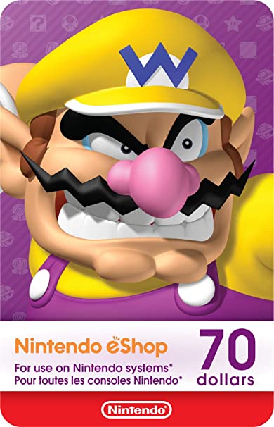 $70 Nintendo eShop Gift Card [Digital Code]