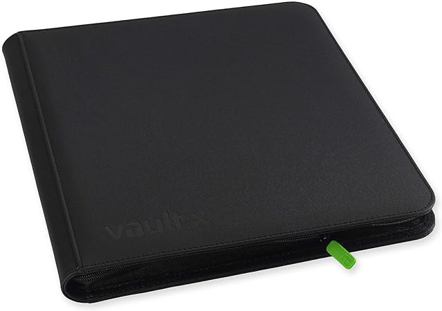 Vault X Premium Exo-Tec® XL Zip Binder - 12 Pocket XL Trading Card Album Folder - 624 Side Loading Pocket Binder for TCG