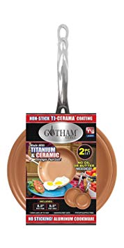 Gotham Steel 2 Pack - 9.5" And 8.5" Fry Pan