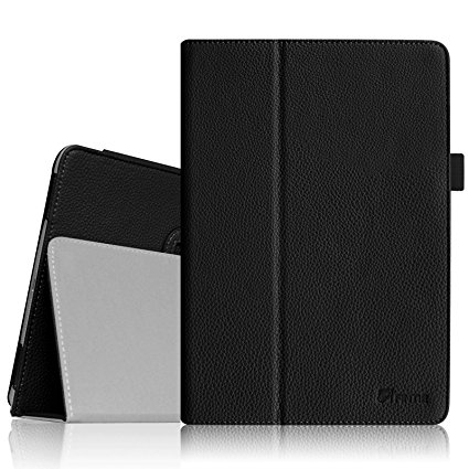 Fintie Apple iPad Air Folio Case - Slim Fit Leather Smart Cover with Auto Sleep / Wake Feature for iPad Air (iPad 5th Generation) 2013 Model, Black