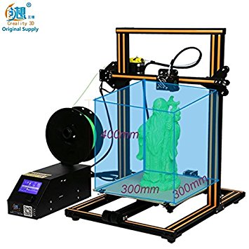 2017 DIY Design Large Size 300300400mm Creality CR-10 Special Aluminum 3D Printer With Heated Bed High-precisio Free Testing Filament Free Tool Set ,Factory Original Supply and Service