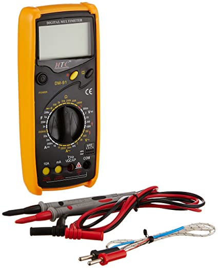 HTC Instrument DM-91 3½ Digital Multimeter Capacitance Frequency Temperature Inter Locking Terminal