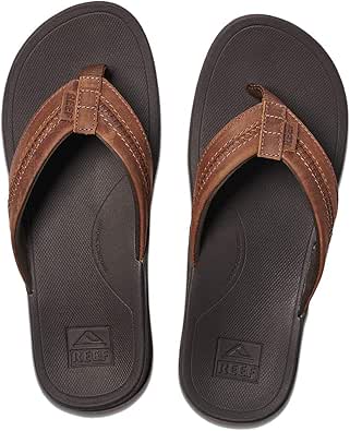 Reef Mens Lthr Ortho Coast Sandal