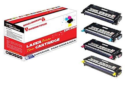 Dell 3110cn / 3115cn High Capacity Compatible Toner 4pk Value Bundle - Price Includes One Each Of Toner Cartridges-Black/ Cyan/ Magenta/ Yellow