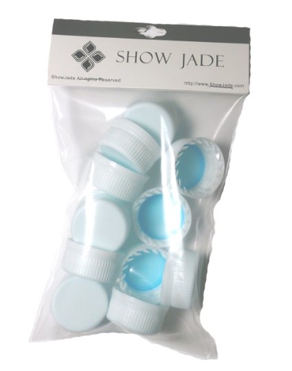 ShowJade® Aquafina 20oz Reseal Caps, Reseal Your Water Bottle Perfectly (12 pc)