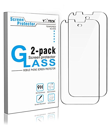 Google Pixel XL Screen Protector[5.5"],Yootech  [2-Pack] Google Pixel XL Tempered Glass Screen Protector,0.3mm 9H Hardness Featuring Anti-Scratch,