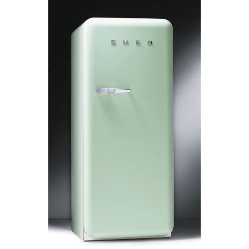 Smeg FAB28UVR 9.22 cu. ft. 50's Style Refrigerator - Pastel Green, Right Hinge