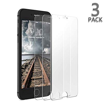 Compatible with iPhone 8/7/6/6s Screen Protector,3-Pack baoanbao Tempered Glass Screen Protector 3D Touch Clear Screen Protector Glass Film Compatible with iPhone 8/7/6/6s