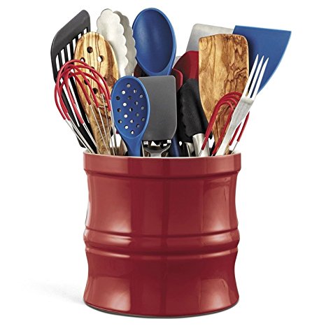 CHEFS Kitchen Tool Crock, Red